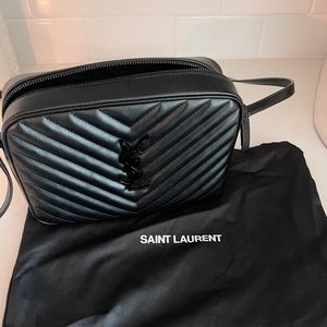 SAINT LAURENT LOU CAMERA BAG IN QUILTED LEATHER
